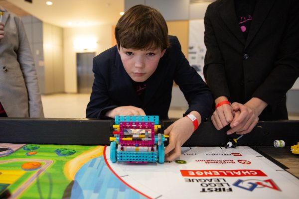 Merrill Students Compete in First Lego League Challenge