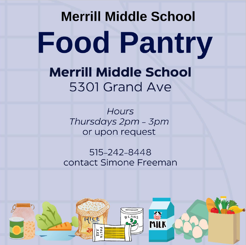 Merrill Middle School Food Pantry Merrill Middle School